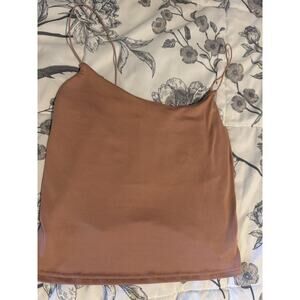 🩵🩵Gaze Mauve Cropped Spaghetti Strap Tank Top, Small🩵🩵